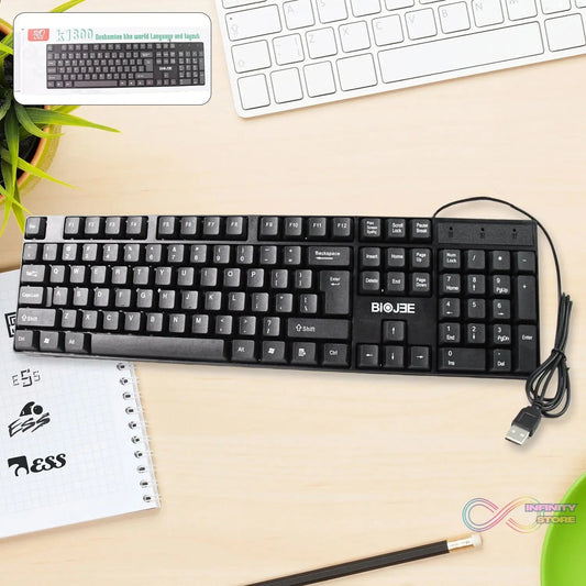 Wired USB Keyboard 104 Keys (1 Pc) - infinityexculsivestore.com