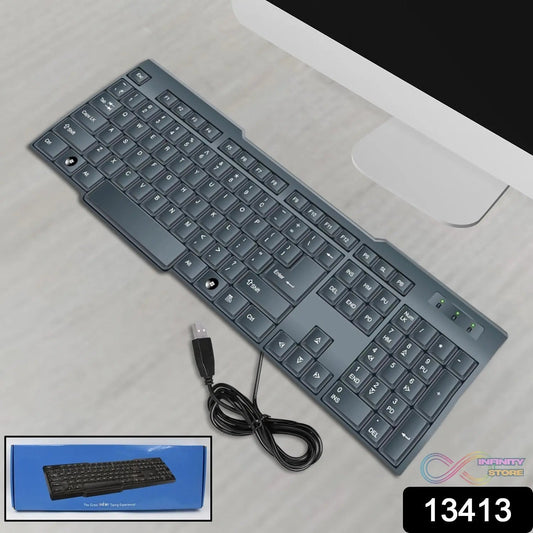 Wired USB Keyboard 104 Keys (1 Pc) - infinityexculsivestore.com