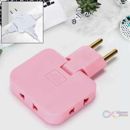 Wireless 3 in 1 Foldable Wall Plug Adapter / Socket / Converter (1 Pc) - infinityexculsivestore.com