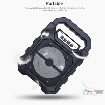 Wireless Bluetooth Portable Boom Box Subwoofer Support Mic Input Outdoor Speaker 5 W Bluetooth Speaker - infinityexculsivestore.com