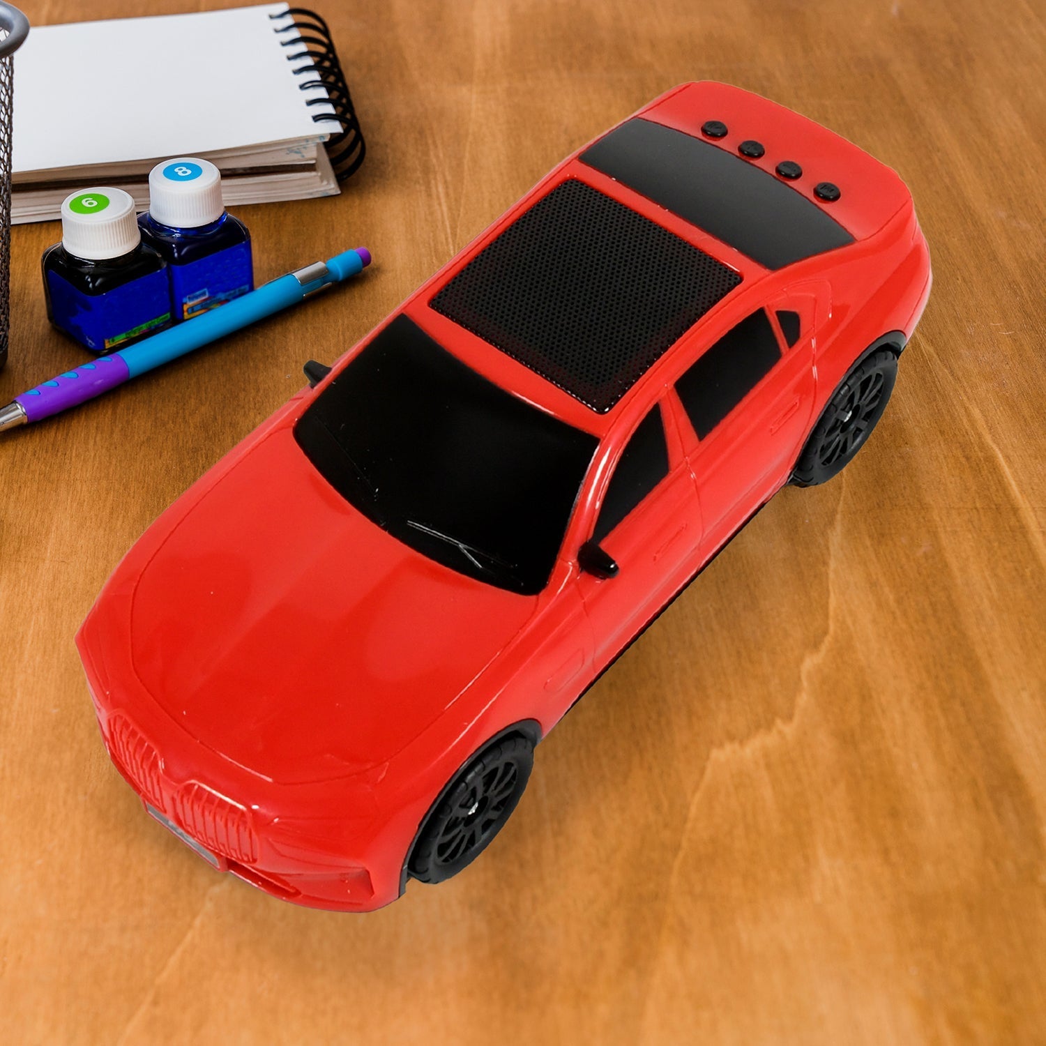 Wireless Bluetooth Speaker Portable Car Shape Music Speaker Support Bluetooth, TF Card, USB, Fm Radio Function Unique Shape Car Speaker - infinityexculsivestore.com
