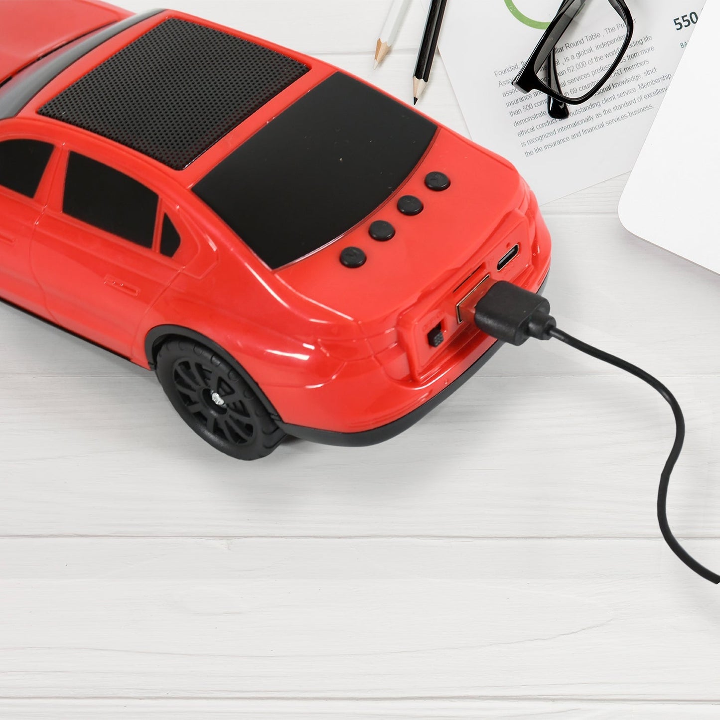 Wireless Bluetooth Speaker Portable Car Shape Music Speaker Support Bluetooth, TF Card, USB, Fm Radio Function Unique Shape Car Speaker - infinityexculsivestore.com