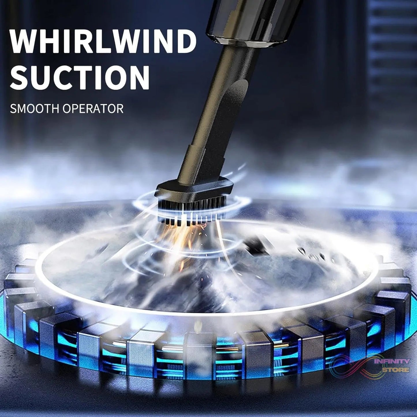 Wireless Handheld Car Vacuum Cleaner, 2 in1 Dust Buster (1 Set) - infinityexculsivestore.com