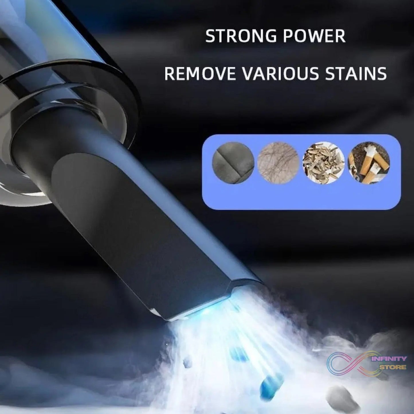 Wireless Handheld Car Vacuum Cleaner, 2 in1 Dust Buster (1 Set) - infinityexculsivestore.com