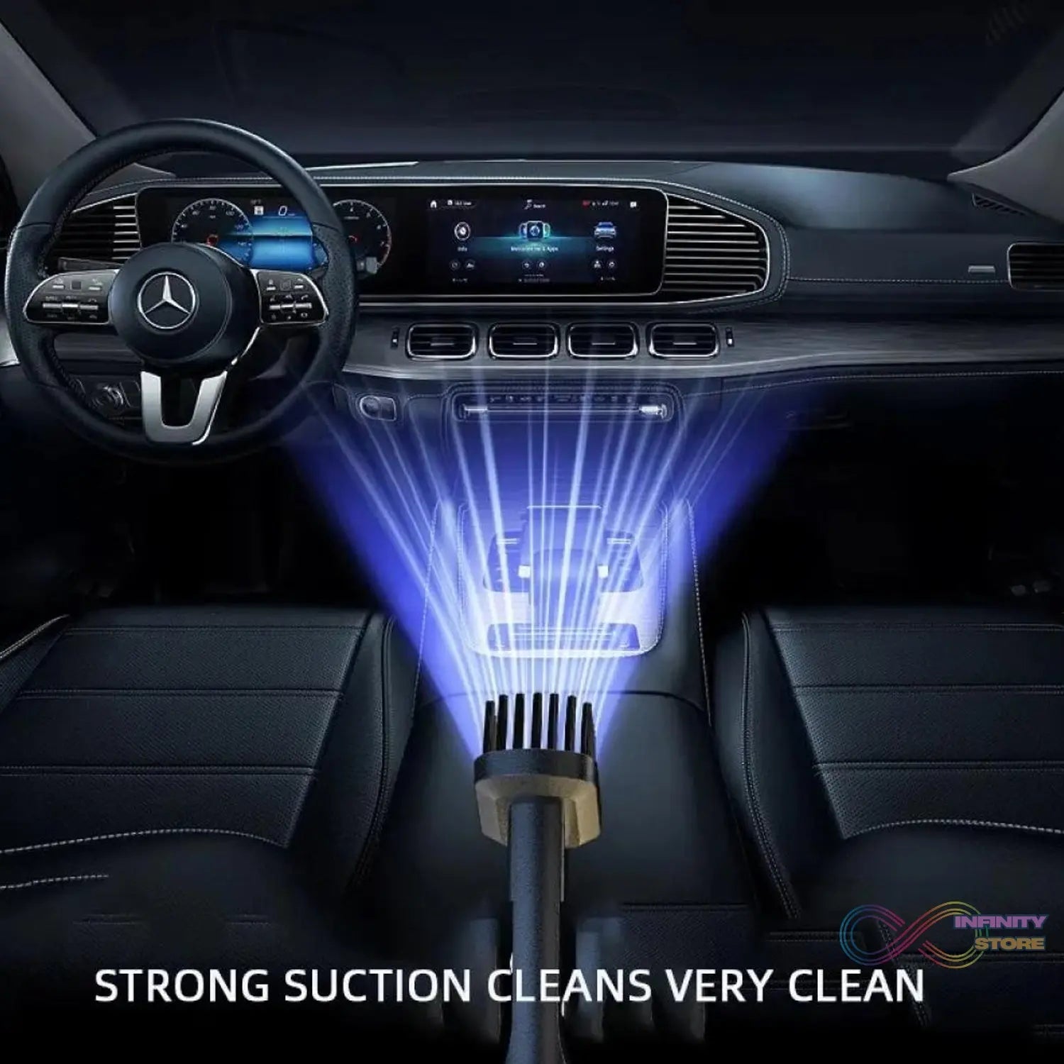 Wireless Handheld Car Vacuum Cleaner, 2 in1 Dust Buster (1 Set) - infinityexculsivestore.com