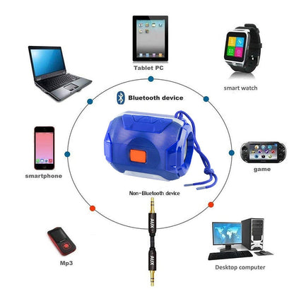 Wireless Portable Bluetooth DJ Bass Speaker , Rechargeable Media Player - infinityexculsivestore.com