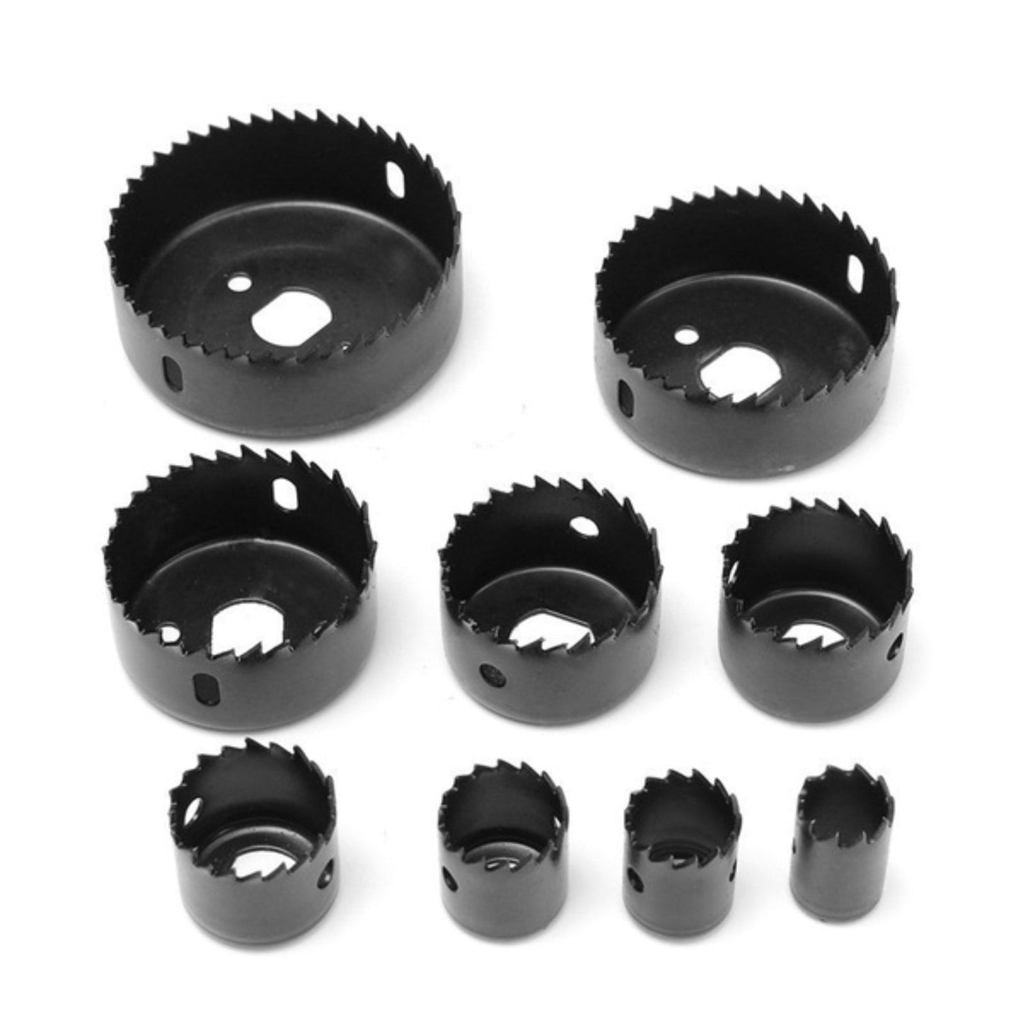 Wood Hole Saw Cutting Set (11 pcs, 19 - 64mm, Multicolour) - infinityexculsivestore.com