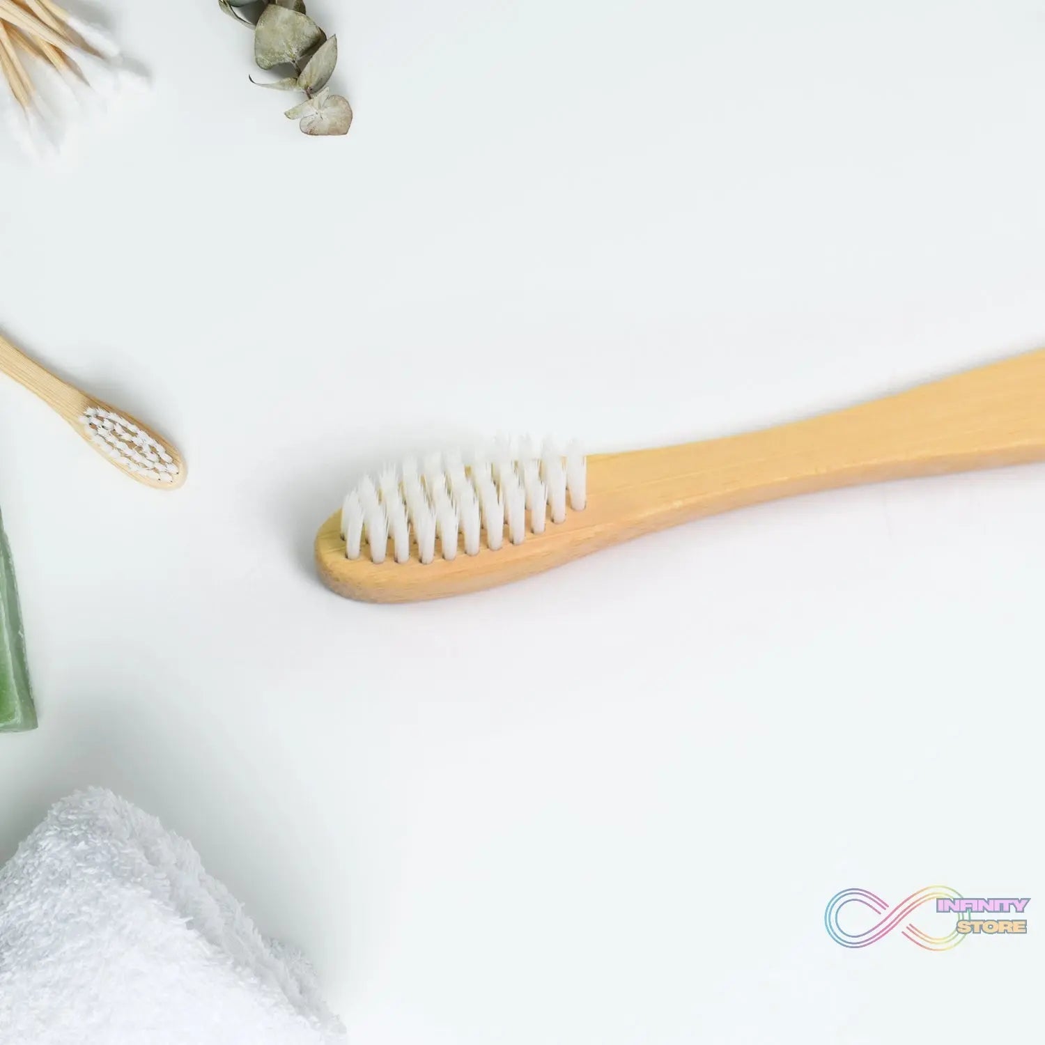 Wooden / Bamboo Brush Toothbrush Ultra Soft Bristles (1 Pc) - infinityexculsivestore.com