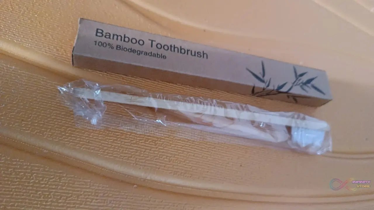 Wooden / Bamboo Brush Toothbrush Ultra Soft Bristles (1 Pc) - infinityexculsivestore.com