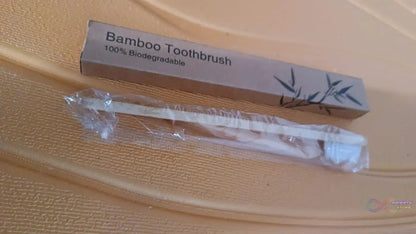 Wooden / Bamboo Brush Toothbrush Ultra Soft Bristles (1 Pc) - infinityexculsivestore.com