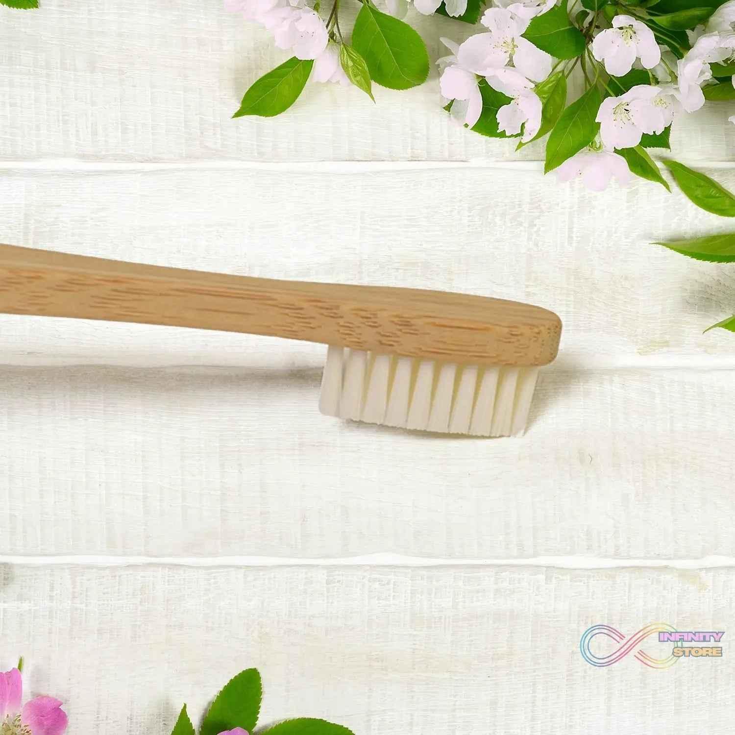 Wooden / Bamboo Brush Toothbrush Ultra Soft Bristles (1 Pc) - infinityexculsivestore.com