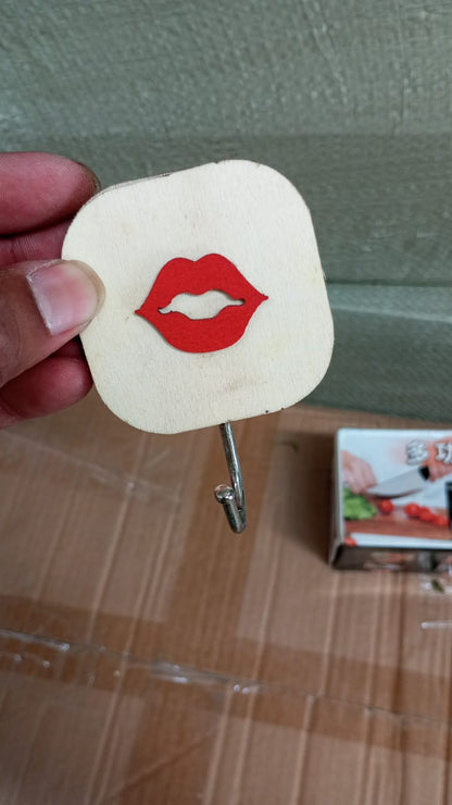 Wooden Cartoon Hook Wall Hanging Hooks Wall Storage Hook Wall Mounted Hat Hooks Wall Coat Hooks Hanger Backpack Hook Clothes Hook Office Towel Hook Clothing Iron (1 pc) - infinityexculsivestore.com