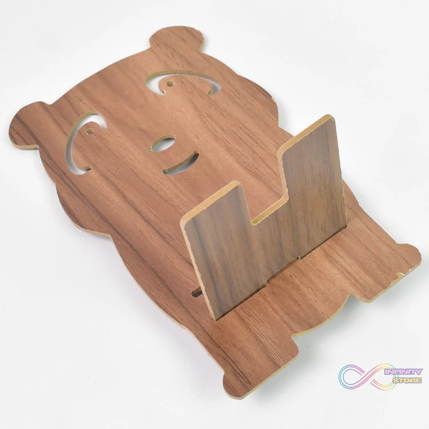 Wooden Cartoon Shape Design Mobile Stand (1 Pc) - infinityexculsivestore.com