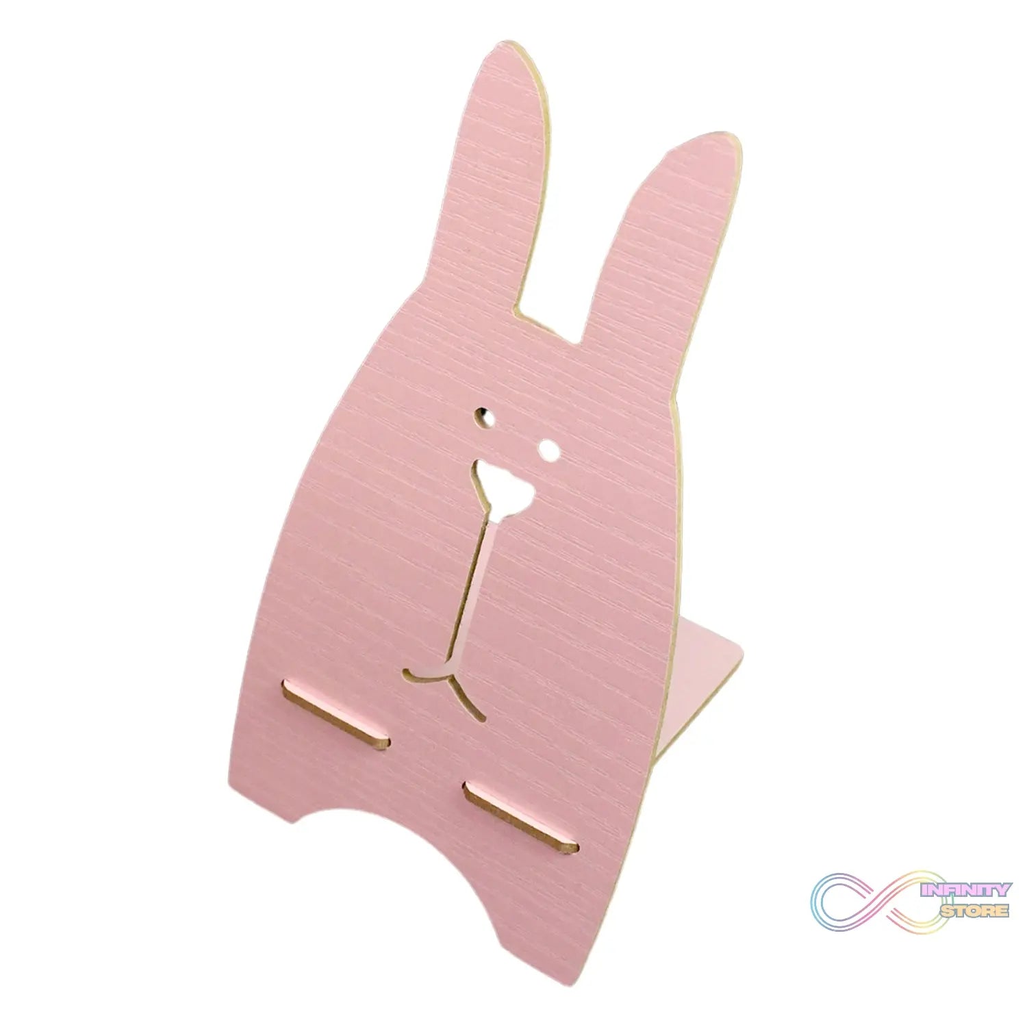 Wooden Cute Lovely Rabbit Design Mobile Stand (1 Pc) - infinityexculsivestore.com