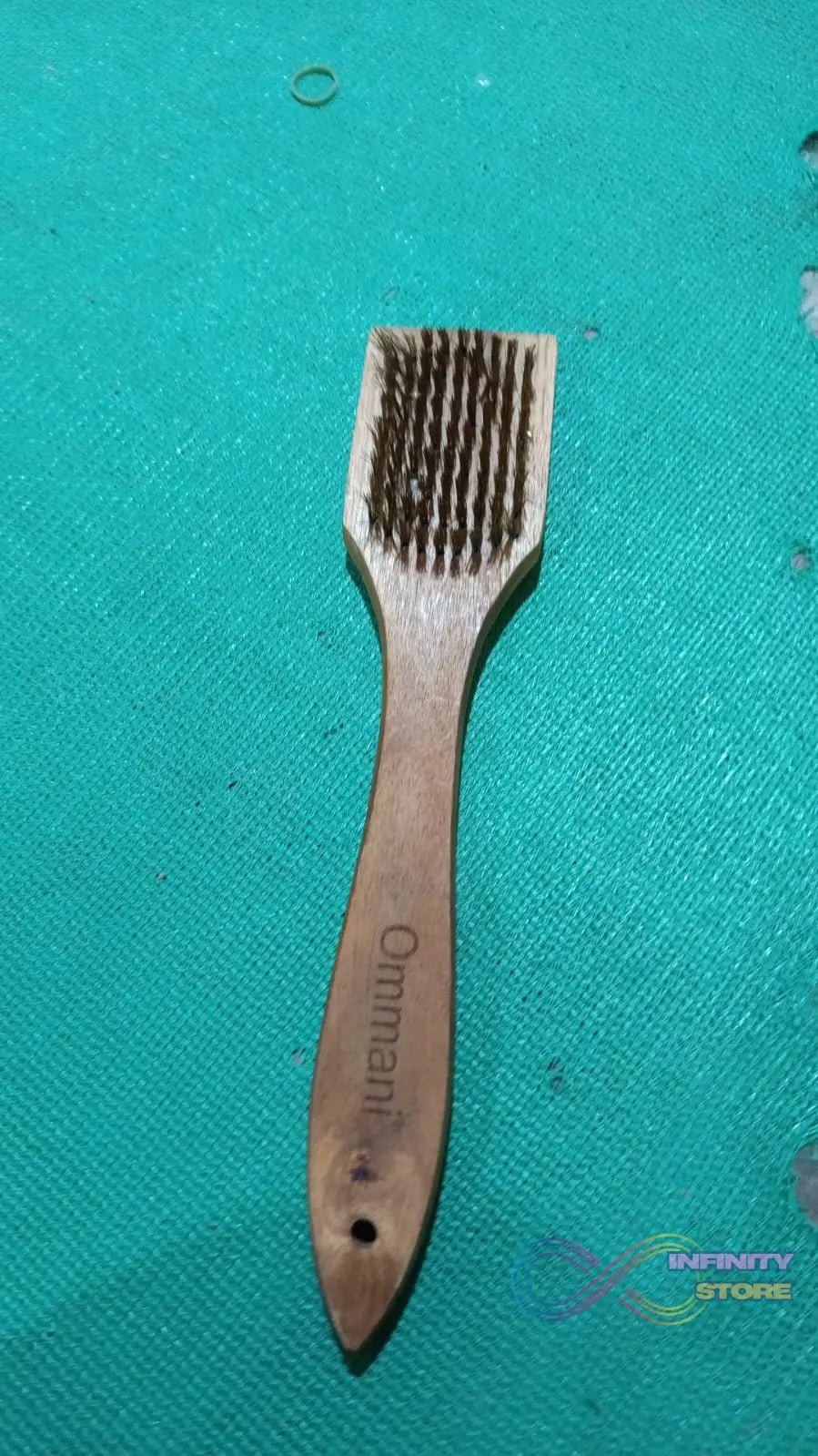Wooden Handle Steel Wire Brush (1 Pc) - infinityexculsivestore.com