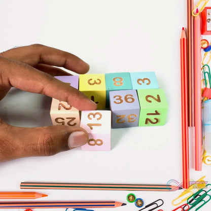 Wooden MathTime for Kids - Educational Math Card Game - infinityexculsivestore.com