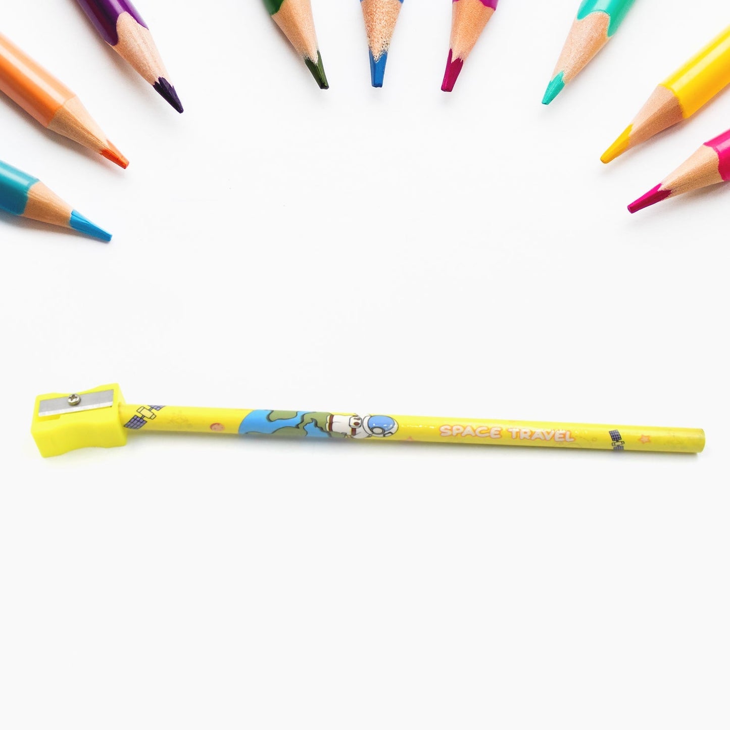 Wooden Pencil Set (5 Pc): School Supplies, Stationery Set for Kids - infinityexculsivestore.com