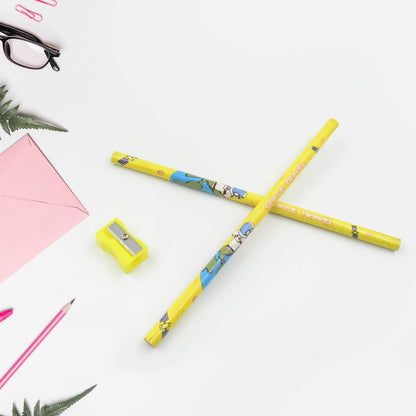 Wooden Pencil Set (5 Pc): School Supplies, Stationery Set for Kids - infinityexculsivestore.com