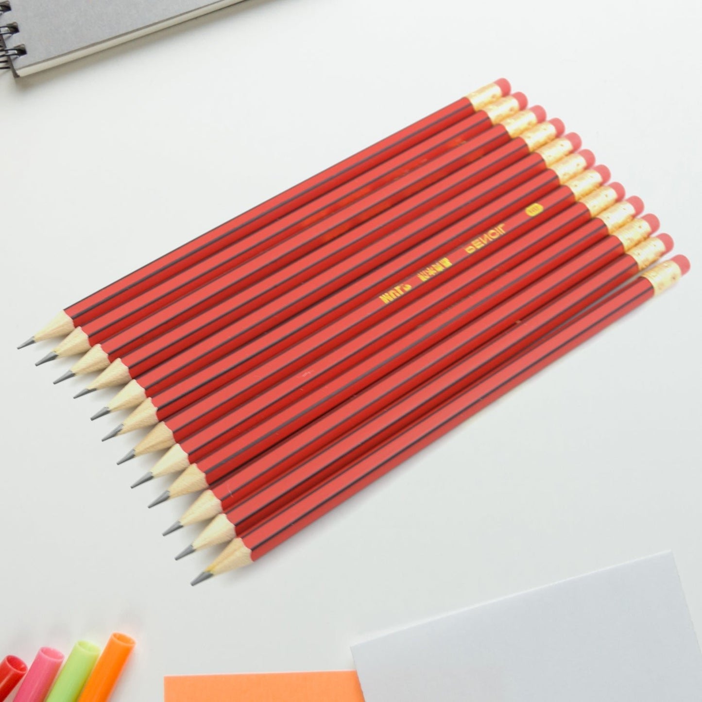 Wooden Pencil Set Multi - Use Wooden Graphite Pencils for Art, School, Office & Gifting - Wood Pencil with Eraser, Sharpener (13 Pc Set) - infinityexculsivestore.com