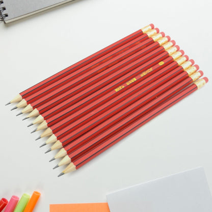 Wooden Pencil Set Multi - Use Wooden Graphite Pencils for Art, School, Office & Gifting - Wood Pencil with Eraser, Sharpener (13 Pc Set) - infinityexculsivestore.com
