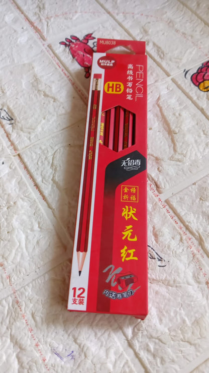 Wooden Pencil Set Multi - Use Wooden Graphite Pencils for Art, School, Office & Gifting - Wood Pencil with Eraser, Sharpener (13 Pc Set) - infinityexculsivestore.com