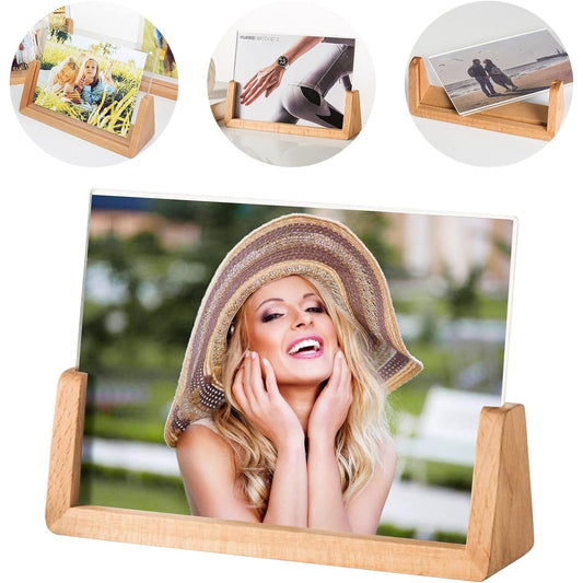  Wooden Picture Stand, Photo Frame Stand (1 Pc) - infinityexculsivestore.com