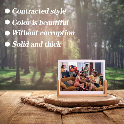  Wooden Picture Stand, Photo Frame Stand (1 Pc) - infinityexculsivestore.com