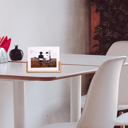  Wooden Picture Stand, Photo Frame Stand (1 Pc) - infinityexculsivestore.com