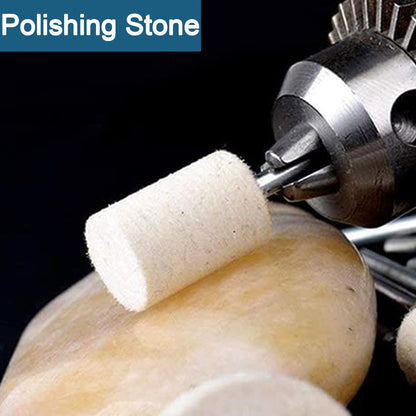 Wool Felt Polishing Buffing Wheels, Wool Felt Mounted Polishing Bits (3 Pcs Set) - infinityexculsivestore.com