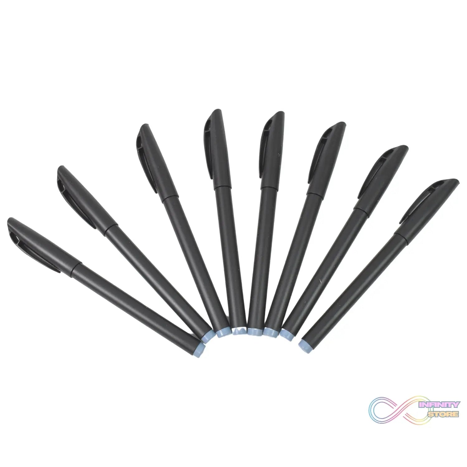 Writing Black Gel Pen for School Stationery Gift for Kids (8 Pcs set) - infinityexculsivestore.com