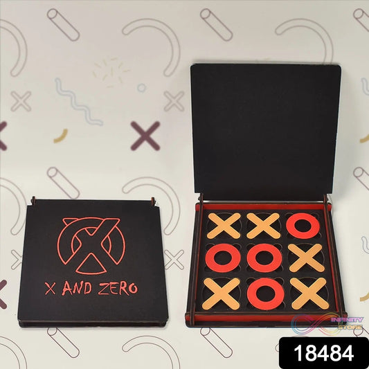 X & Zero Wooden Board Game (1 Set) - infinityexculsivestore.com