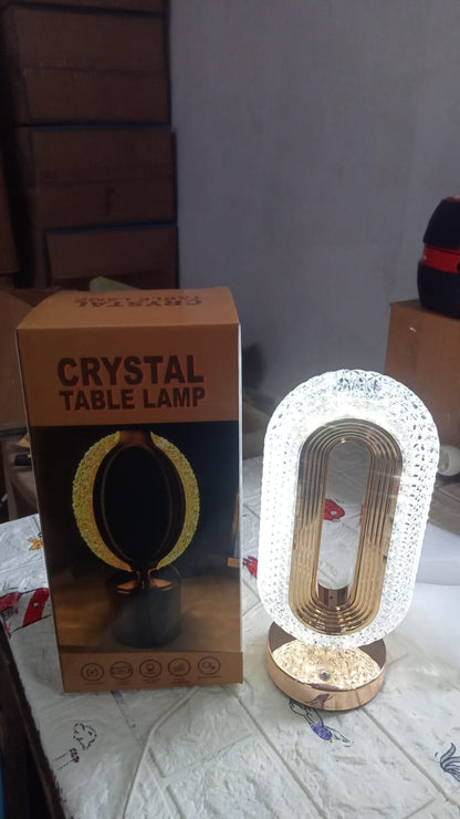 Touch Control Crystal Table Desk Lamp, 3 - Way Dimmable Light, USB Rechargeable Crystal Diamond Table Lamp, Exquisite Night Stand Light Lamp Beside Lamp for Bedroom Living Room, Decorative Desk Lamp - infinityexculsivestore.com