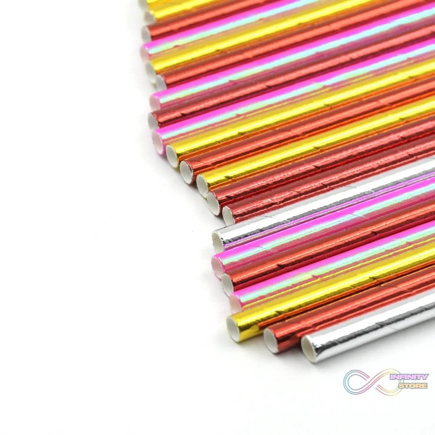 Home Paper Straws Durable & Eco-Friendly Colorful - Drinking Straws & Party Decoration Supplies, Adorable Solid Color Food Grade Paper Straws for Birthday, Wedding, Baby Shower Celebration (25 Pcs Set) - infinityexculsivestore.com