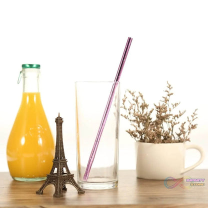 Home Paper Straws Durable & Eco-Friendly Colorful - Drinking Straws & Party Decoration Supplies, Adorable Solid Color Food Grade Paper Straws for Birthday, Wedding, Baby Shower Celebration (25 Pcs Set) - infinityexculsivestore.com