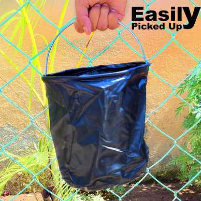 Folding Bucket, Portable, Round Bucket, Simple Bucket, With Handle, Multi-functional, For Outdoor Use, Fishing, Car Washing, Cleaning, Disaster Prevention, Portable, Lightweight, Durable (1 pc / Mix Color) - infinityexculsivestore.com