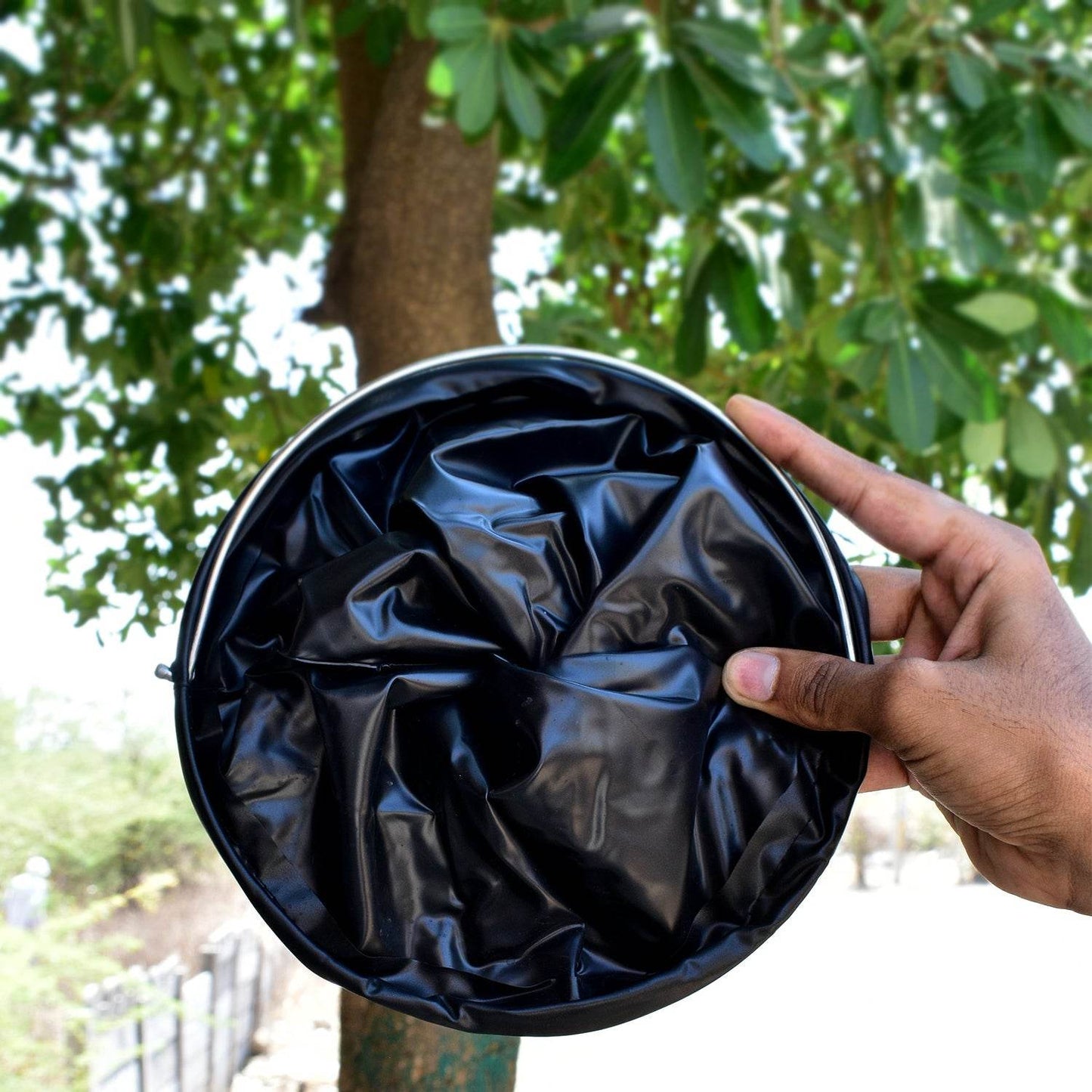 Folding Bucket, Portable, Round Bucket, Simple Bucket, With Handle, Multi-functional, For Outdoor Use, Fishing, Car Washing, Cleaning, Disaster Prevention, Portable, Lightweight, Durable (1 pc / Mix Color) - infinityexculsivestore.com