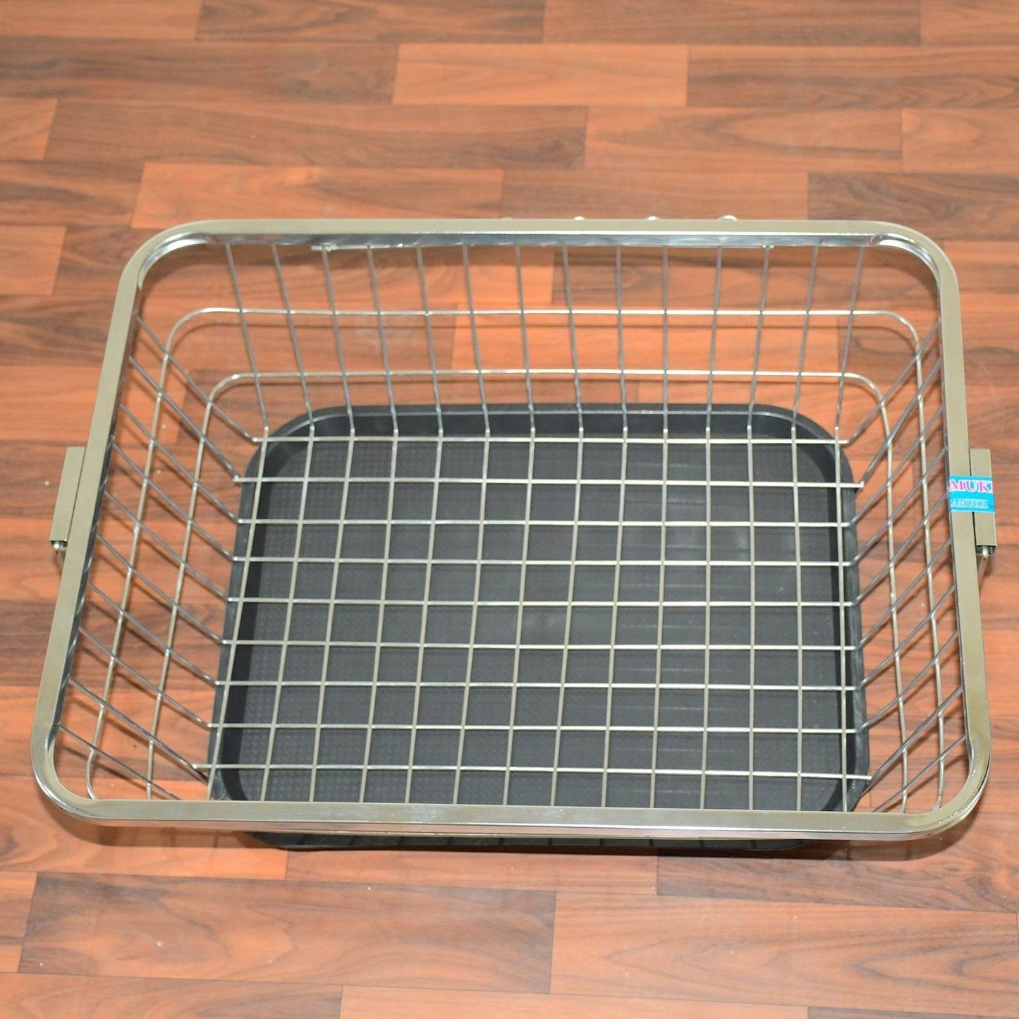 Dish Drainer Rack With Drip Tray Stainless Steel Dish Drainer Rack with Drip Tray, Utensil Drying Stand for Kitchen Plate Rack Bartan Basket for Kitchen Utensils/Dish Drying Rack with Drainer/Bartan Basket/Plate Stand ( 57 x 45 x 19 cm) - infinityexculsivestore.com
