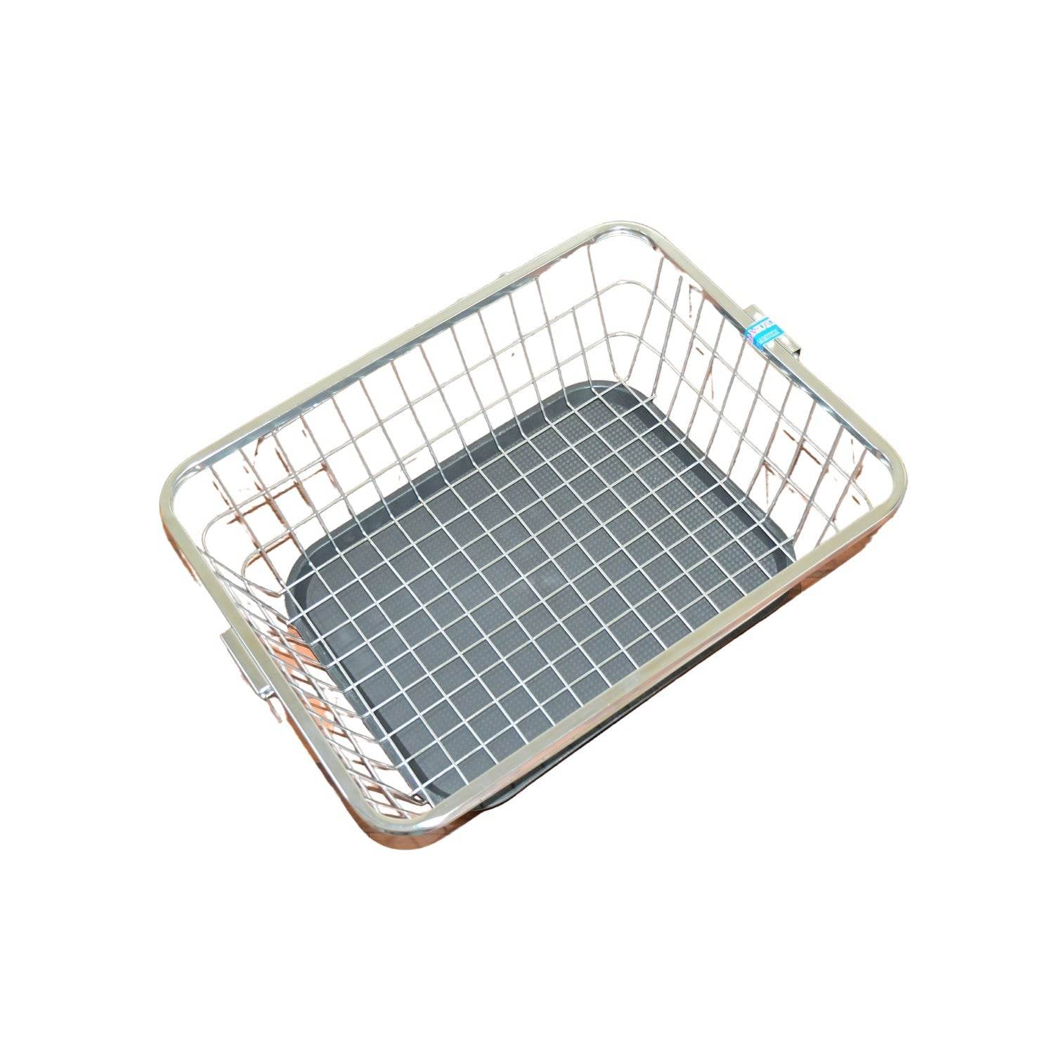 Dish Drainer Rack With Drip Tray Stainless Steel Dish Drainer Rack with Drip Tray, Utensil Drying Stand for Kitchen Plate Rack Bartan Basket for Kitchen Utensils/Dish Drying Rack with Drainer/Bartan Basket/Plate Stand ( 57 x 45 x 19 cm) - infinityexculsivestore.com