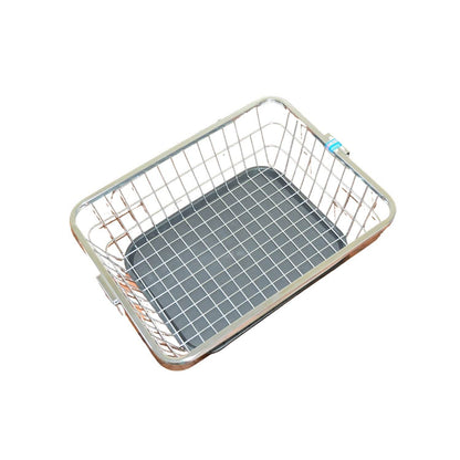 Dish Drainer Rack With Drip Tray Stainless Steel Dish Drainer Rack with Drip Tray, Utensil Drying Stand for Kitchen Plate Rack Bartan Basket for Kitchen Utensils/Dish Drying Rack with Drainer/Bartan Basket/Plate Stand ( 57 x 45 x 19 cm) - infinityexculsivestore.com