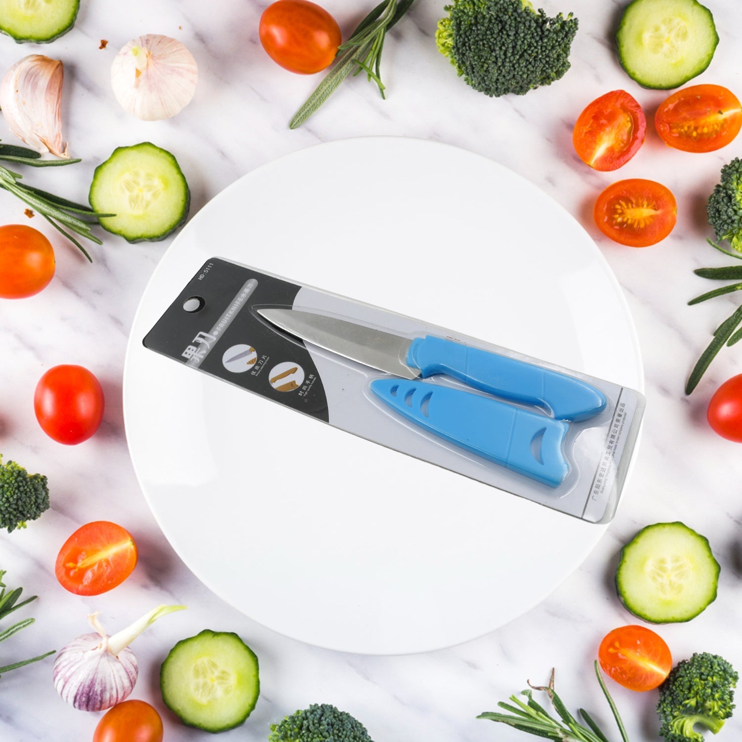 Stainless Steel Fruit Knife, New Sharp and Durable Fruit Knife Small, Comfortable Non - slip Handle, with Protective Cover, Suitable for Most Types of Vegetables and Fruits(1 Pc) - infinityexculsivestore.com