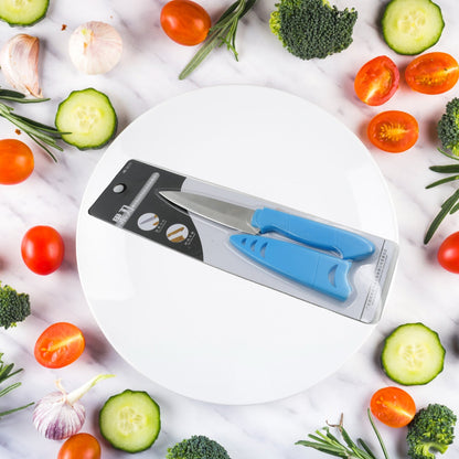 Stainless Steel Fruit Knife, New Sharp and Durable Fruit Knife Small, Comfortable Non - slip Handle, with Protective Cover, Suitable for Most Types of Vegetables and Fruits(1 Pc) - infinityexculsivestore.com