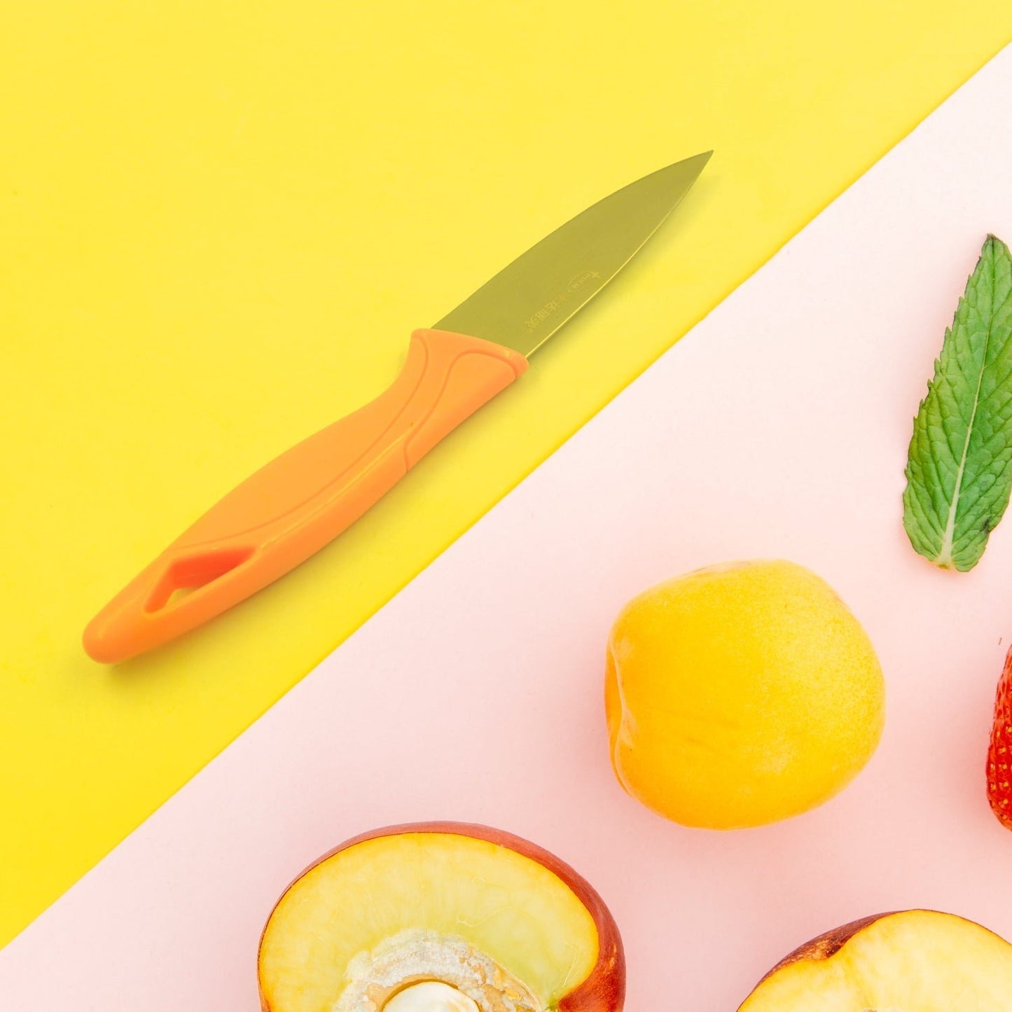Stainless Steel Fruit Knife, New Sharp and Durable Fruit Knife Small, Comfortable Non - slip Handle, with Protective Cover, Suitable for Most Types of Vegetables and Fruits(1 Pc) - infinityexculsivestore.com
