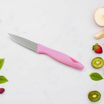 Stainless Steel Fruit Knife, New Sharp and Durable Fruit Knife Small, Comfortable Non - slip Handle, with Protective Cover, Suitable for Most Types of Vegetables and Fruits(1 Pc) - infinityexculsivestore.com