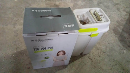 Floor Mop and Bucket Set, Flat Mop for Cleaning with Wringer, Self Clean Damp Mop and Bucket for Hardwood, Laminate, 2 in 1 Hands Free Mop with Washable Microfiber Pad for Wet & Dry Use - infinityexculsivestore.com