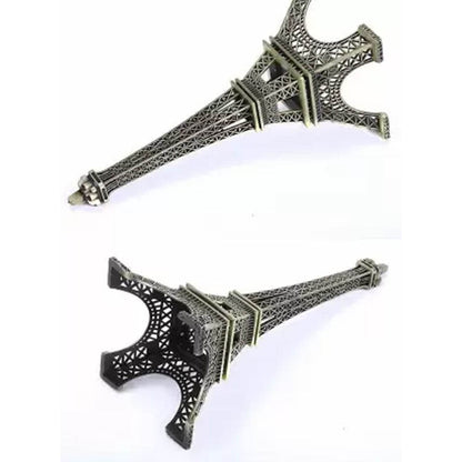 Antique Finish 3D Metal Paris Eiffel Tower Metal Craft Famous Landmark Building Metal Statue, Cabinet, Office, Gifts Decorative Showpiece. - infinityexculsivestore.com