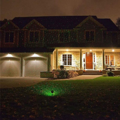 Star Fairy Motion Laser Lights Projector for Garden Lawn Landscape Outdoor Indoor, Home, Office, Diwali, Christmas, Navratri, Decorative Light, Party (No Remote Button, Multicolour) - infinityexculsivestore.com