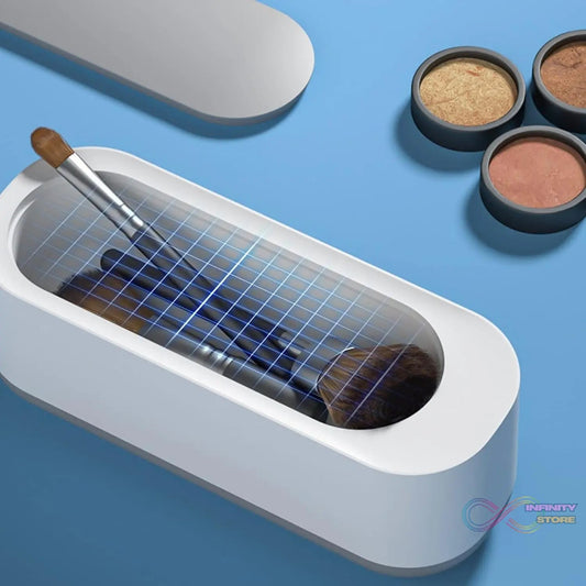 Ultrasonic Jewllery, Cleaner, Ultrasonic Cleaning Machine, Portable jewellery Cleaning Mchine For Jewellery, Ring, Silver, Retainer, Glasses, Watches, Coins, High Frequency Vibration Machine (Battery Not Included) - infinityexculsivestore.com