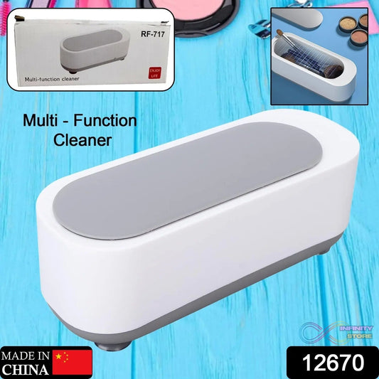 Ultrasonic Jewllery, Cleaner, Ultrasonic Cleaning Machine, Portable jewellery Cleaning Mchine For Jewellery, Ring, Silver, Retainer, Glasses, Watches, Coins, High Frequency Vibration Machine (Battery Not Included) - infinityexculsivestore.com