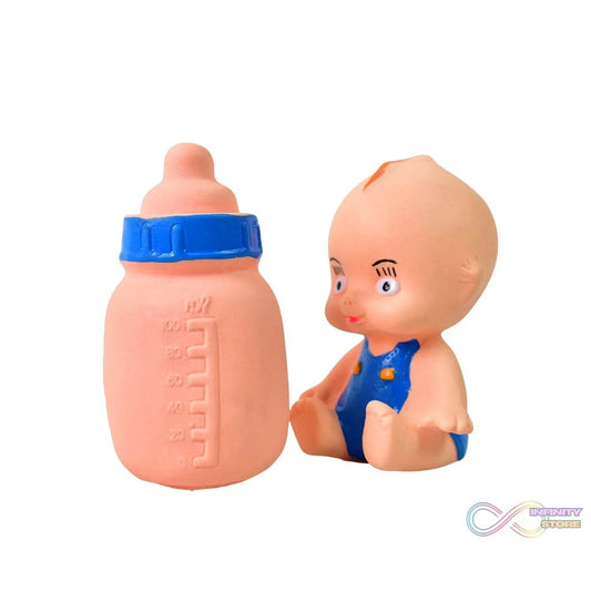 Baby And Bottle Squeeze Chu Chu Fun Toy (2 Pcs) - infinityexculsivestore.com