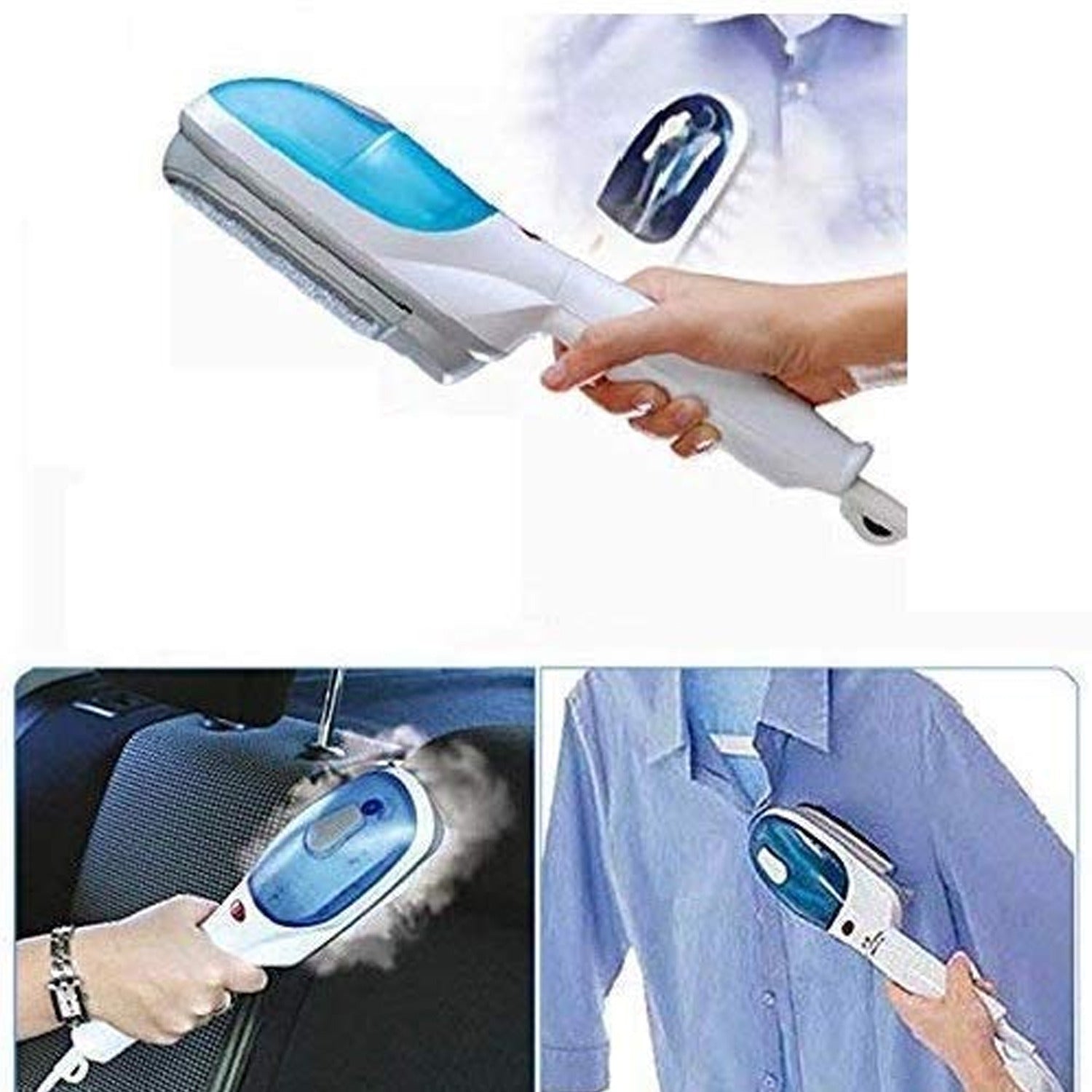 Portable ironing machine,1 Set Steam Iron Hand Held Crease Removal Portable Ironing Clothes ABS Brush Plush Toy Garment Steamer for Home Steam Iron, for Clothes, Travel Steamer - infinityexculsivestore.com